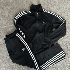 NWT adidas size MEDIUM BECKENBAUER TRACK SET track pants & track top